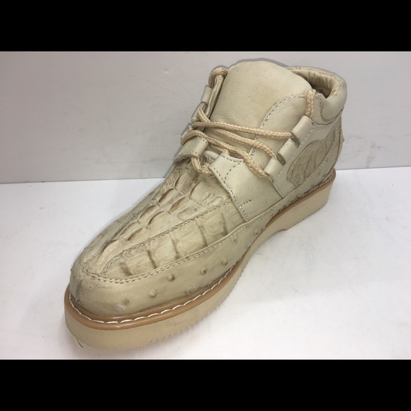 Carreta Other - Men’s Crocodile/Ostrich Print Leather Shoes Zapato Casual Cocodrilo y Avestruz
